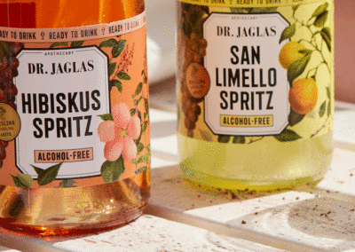 Alkohol­freie Aperitif-Neuheiten von Dr. Jaglas
